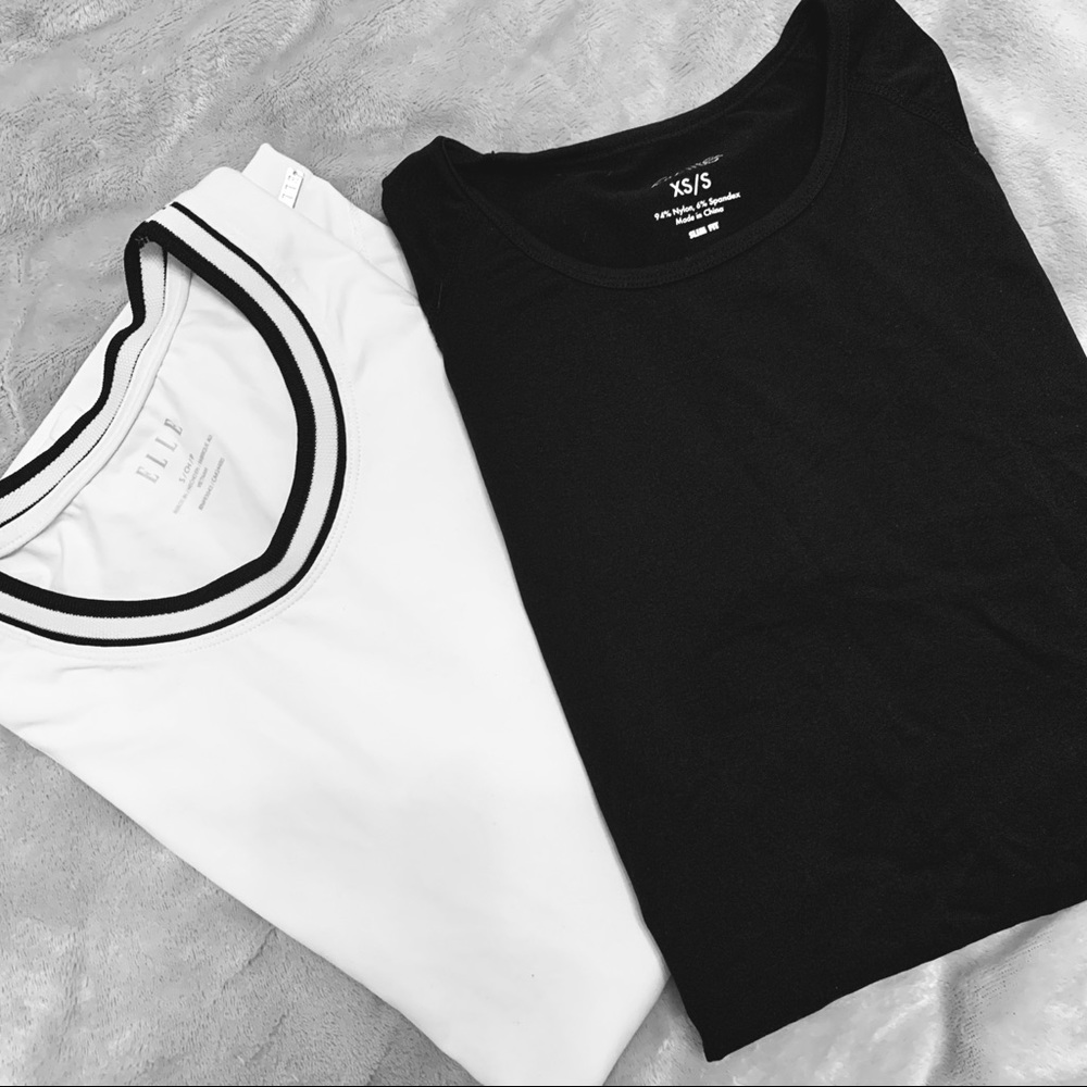 2 Underscrub Tees - Koi Lite & Elle